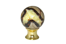 Septarian with PVD Brass Base