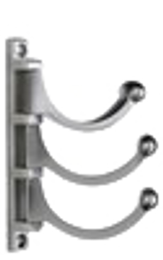 Beslagsboden Hook 5'' In Brushed Chrome BK1042M  in Brushed Chrome