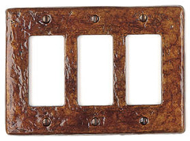 Accents Switchplate Cover 6-1/2''w x 4-1/2''h AC50-33 in Antique