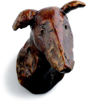 Domestic Animals Hook 2''w x 2''h DA492 in Antique