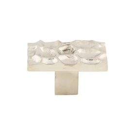 Cobblestone Rectangle Knob 1 7/8'' TK303PN Polished Nickel