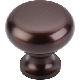 Oil Rubbed Flat Faced Knob 1 1/4'' M754  in Oil Rubbed Bronze