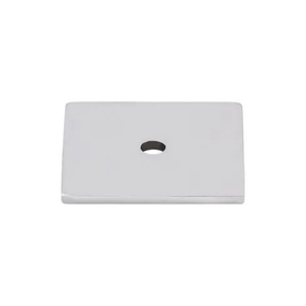 Sanctuary Square Backplate 1 1/4'' TK95PC Polished Chrome