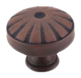 Hudson Knob 1 1/4 Inch in Patina Rouge M1222