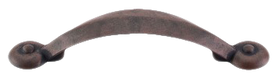 Angle Pull 3 Inch cc in Patina Rouge M1729