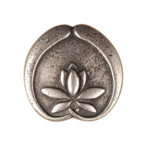 1 1/4'' Asian Lotus Flower Knob