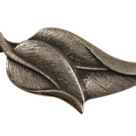 Double Leaves-Lg Knob
