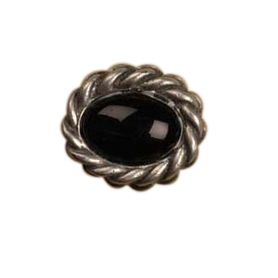 Braided Knot w/Stone Knob