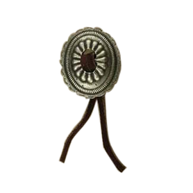 Concho w/Leather-Sm Knob