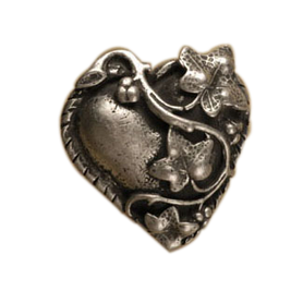 Hearts w/Ivy-Lg Knob