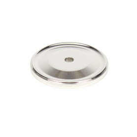 Solid Brass, Back Plate, 1-1/2" dia.   16369-14 in Polished Nickel