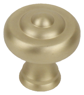 18128-4-Yukon-Premium-Solid-Brass-Knob-1-1-2-inch-dia-in-Satin-Brass