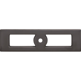 Lynwood Hollin Knob Backplate  TK922AG in Ash Gray