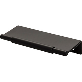 Lynwood Crestview Tab Pull 4 Inch  TK971BLK in Flat Black