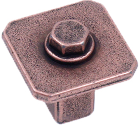 Raw Authentic 11/16'' (27mm) Square Knob