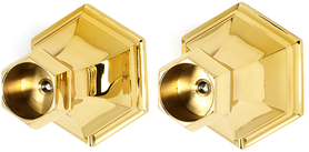 Nicole Bath Shower Rod Brackets Only A7746-PB