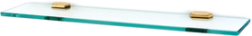 Nicole Bath 24'' Glass Shelf w/Brackets A7750-24-PB