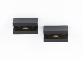 Contemporary II Bath Glass Shelf Brackets Only A8455-MB