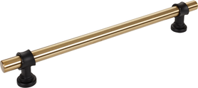 Dakota Bit Appliance Pull 12 Inch Honey Bronze and Flat Black M2777