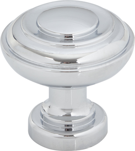Regent's Park Ulster Knob 1 1/4 Inch Polished Chrome TK3070PC