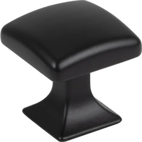 Transcend Contour Knob 1 1/8 Inch Flat Black TK721BLK