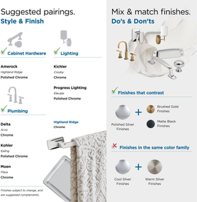 Highland Ridge Transitional 24'' Towel Bar BH36014