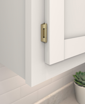 Functional Hardware 1/4'' Overlay Double Demountable Cabinet Hinge - 1 Pair BPR8701