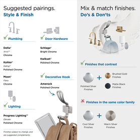 Vinland Transitional Double Prong Wall Hook H37006