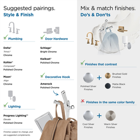 Kodiak Contemporary Triple Prong Wall Hook HBX37016