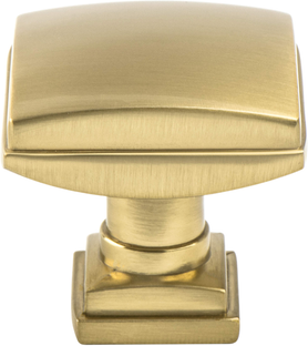 Tailored Traditional Modern Brushed Gold Knob. 1276-1MDB-P