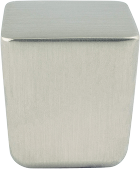 Mini Brushed Nickel Large Square Knob 1330-1BPN-C