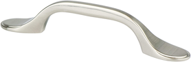 Traditional Advantage One 3'' CC Brushed Nickel Rounded End Pull 1738-1BPN-P