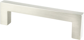 Contemporary Advantage One 96mm CC Brushed Nickel Square Pull 9009-4BPN-P