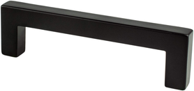 Contemporary Advantage One 96mm CC Matte Black Square Pull 9011-4055-P