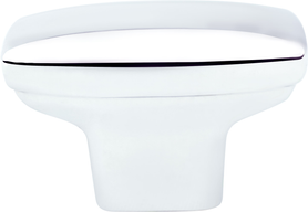 Transitional Advantage One Polished Chrome Rounded Rectangle Knob 9182-1026-P