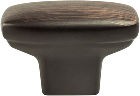 Transitional Advantage One Verona Bronze Rounded Rectangle Knob 9185-10VB-P