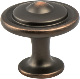 Traditional Advantage Three Verona Bronze Button Knob 9380-10VB-P