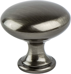 Euro Moderno Brushed Black Nickel Knob 9723-1BBN-P