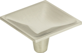 Dap Square Knob 2'' Brushed Nickel 227-BRN
