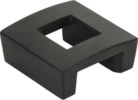 Centinel Square Knob 1 1/4'' cc Matte Black 255-BL