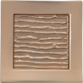 Primitive Square Knob 1 1/2'' Champagne 270-CM