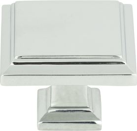 Sutton Place Square Knob 1 1/4'' Polished Chrome 289-CH