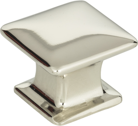 Alcott Square Knob 1 1/4'' Polished Nickel 322-PN