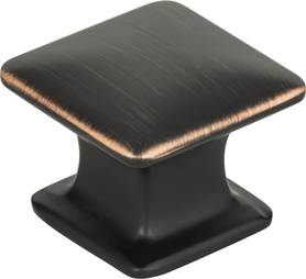 Alcott Square Knob 1 1/4'' Venetian Bronze 322-VB