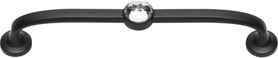 Crystal Legacy Bracelet Pull 5 1/16'' cc Matte Black 345-BL