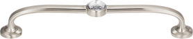 Crystal Legacy Bracelet Pull 5 1/16'' cc Brushed Nickel 345-BRN