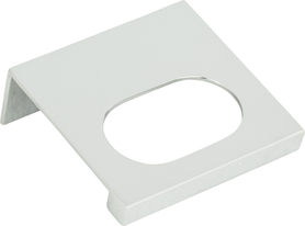 Edge Pulls Modern Square Edge Tab Pull 1 1/4'' cc Polished Chrome 364-CH