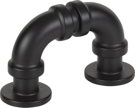 Steam Punk Finger Pull 1 5/16'' cc Matte Black 366-BL