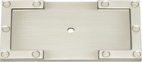 Campaign L-Bracket Backplate 3 11/16'' Brushed Nickel 378-BRN