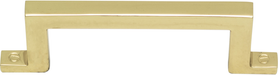 Campaign Bar Pull 3'' cc Polished Brass 384-PB
